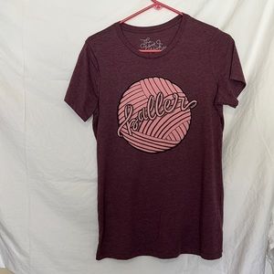 The Hook Nook baller (crochet/knit) tshirt, never worn